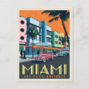Search for miami postcards Illustration