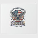 Search for freedom wrapping paper Usa