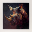 Search for rhinoceros puzzles Black