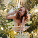 Search for double sided christmas tree decorations Merry