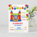 Search for bounce invitations Colorful