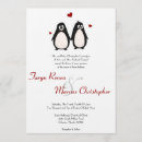 Search for penguin wedding invitations Couple