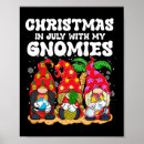 Search for funny gnome posters Santa