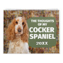 Search for spaniel calendars Funny