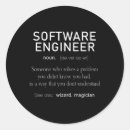 Search for software engineer stickers Coder
