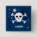 Search for crossbones square badges Skull