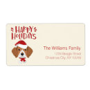Search for cute beagle return address labels Cartoon