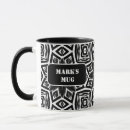 Search for exclusive design mugs Black and white