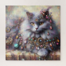 Search for cat painting puzzles Kitty
