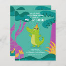 Search for gator birthday invitations Wild animals