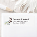 Search for antlers return address labels Trendy