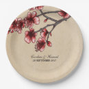 Search for cherry blossom paper plates Vintage