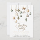 Search for nature christmas invitations Cute watercolor design