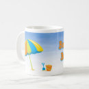 Search for blue umbrella mugs Sand