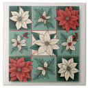 Search for red and white flower tiles Green