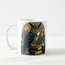 Search for vintage owl mugs Illustration