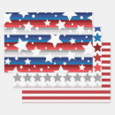 Search for independence gift wrap Stars and stripes