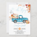 Search for blue truck baby shower invitations Little pumpkin