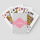 Search for mod playing cards Monogrammed