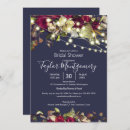 Search for marsala navy bridal shower invitations Rustic