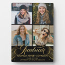 Search for college graduation plaques Black and gold