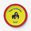 Search for gorilla paper plates Birthday