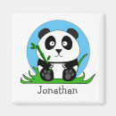 Search for panda magnets Black and white