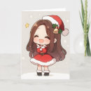Search for chibi christmas cards Girl