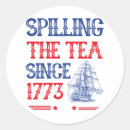 Search for vintage independence day stickers America