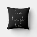 Search for live laugh love cushions Typography