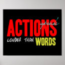 Search for actions posters Typography