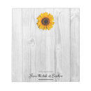 Search for sunflower notepads Rustic