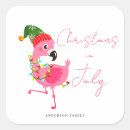 Search for christmas flamingo stickers Christmas in july