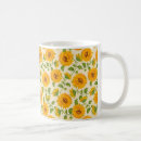 Search for sunflower yellow mugs Summer flowers