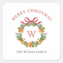 Search for christmas wreath stickers Initial