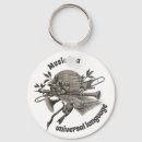 Search for musical instrument key rings Black and white
