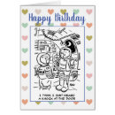 Search for cartoon astronaut cards Astronomy