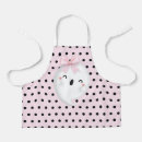 Search for pink polka dots aprons Girl