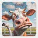 Search for funny cow stickers Animal humour