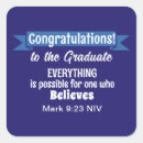 Search for blue and white graduation stickers Congratulations