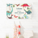 Search for dinosaur baby shower banners Boy