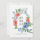 Search for patriotic save the dates Red