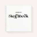 Search for decorative notebooks Typography