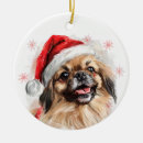 Search for pekingese christmas tree decorations Cute