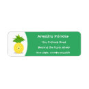 Search for pineapples return address labels Cute