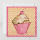 Search for bakery business invitations Cupcake