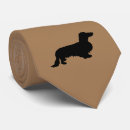 Search for dachshund ties Silhouette