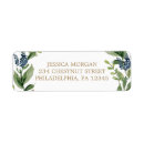 Search for greenery return address labels Gold