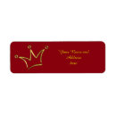 Search for prince crown return address labels King