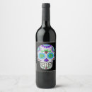Search for sugar skull wine labels Mexican